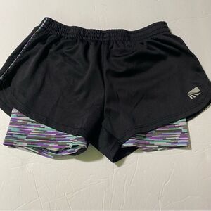 Marika athletic activewear lined Shorts 2 in one girls 7/8